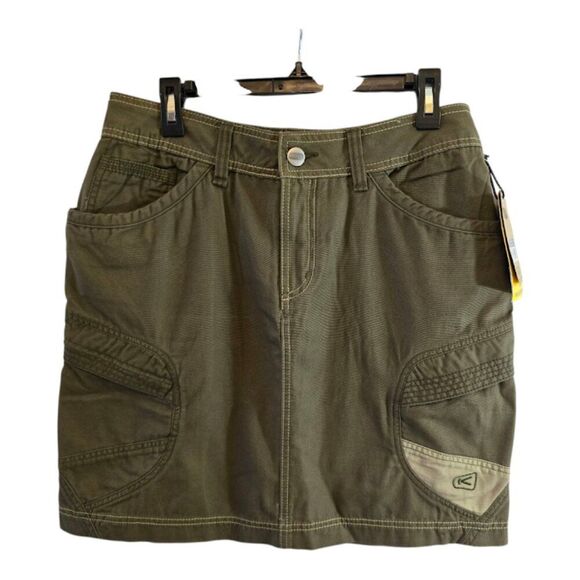 Keen Dresses & Skirts - KEEN NEWPORT HYBRID HIKING SKIRT SIZE 10 OLIVE PENCIL CARGO OUTDOOR 7 POCKET NWT